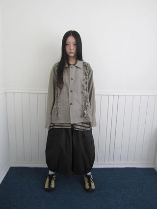 Vintage Autumn Notched Collar Single Breasted Wool Coat Jacket