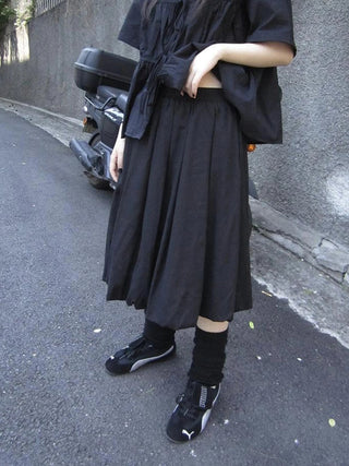 Vintage Lightweight Ruffle Bloom Skirt