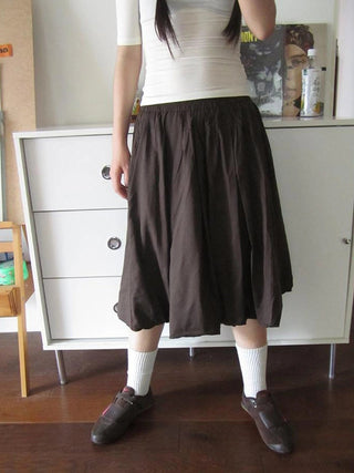 Vintage Lightweight Ruffle Bloom Skirt