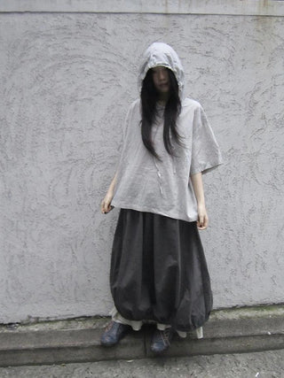 Vintage Plaid Short Sleeve Hooded Shirt