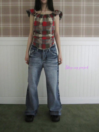 Vintage Washed Y2K Straight Leg Jeans