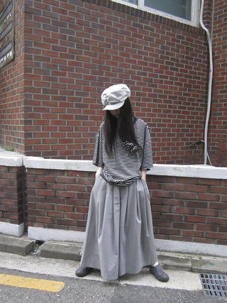 Wide Leg Cropped Pants with Elastic Waist and Pleated Detail