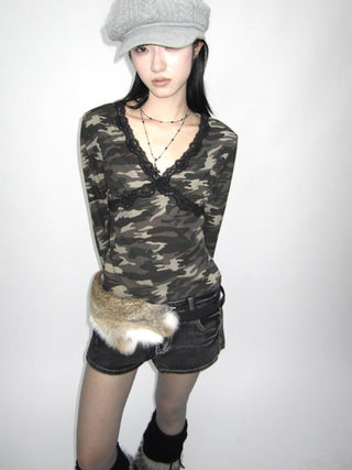 Y2K Shibuya Faux Fur Fluffy Belt