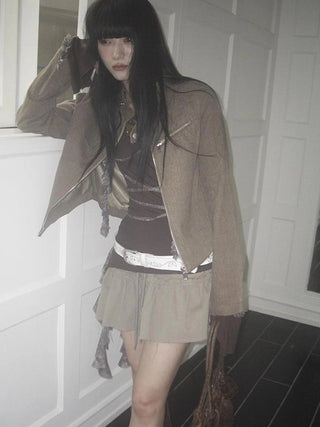 Y2K Studded Metal Buckle Vintage Punk Belt