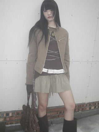 Y2K Studded Metal Buckle Vintage Punk Belt