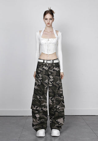 [AnyQ] Detachable fur tie knitted long sleeves