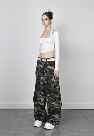 [AnyQ] Detachable fur tie knitted long sleeves