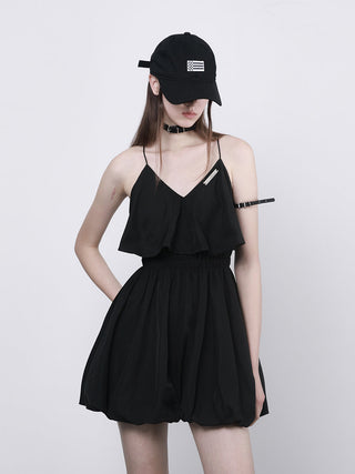 [AnyQ] Cross backless bud dress
