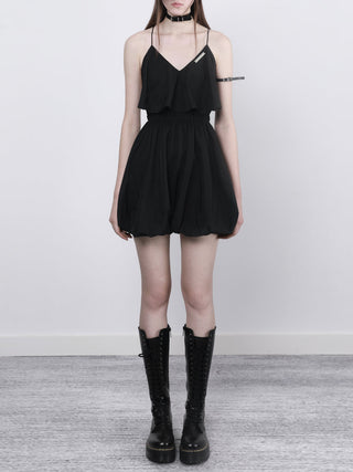 [AnyQ] Cross backless bud dress