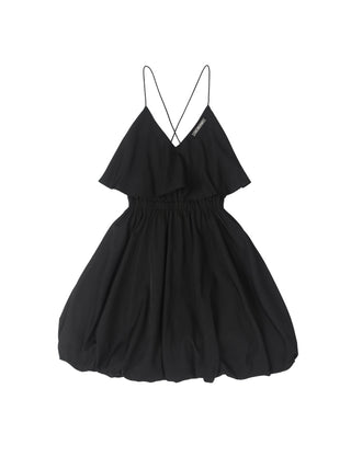 [AnyQ] Cross backless bud dress