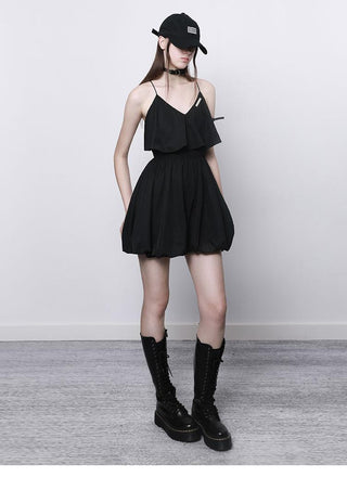 [AnyQ] Cross backless bud dress