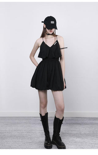 [AnyQ] Cross backless bud dress