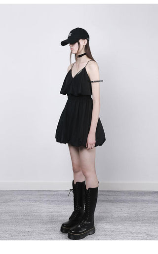 [AnyQ] Cross backless bud dress