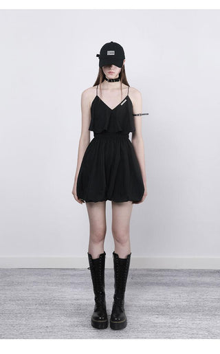 [AnyQ] Cross backless bud dress