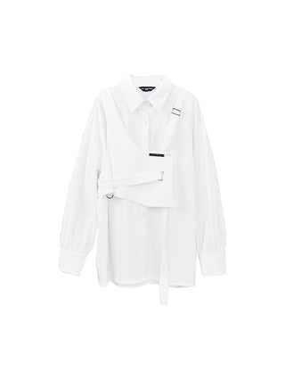 [AnyQ] Deconstructed casual shirt dress