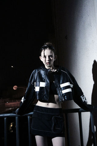 [AnyQ] 3D pocket functional low waist skirt