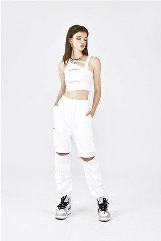 [AnyQ] Adjustable hem cargo pants