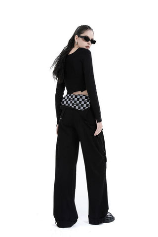 [AnyQ] Deconstructed overall pants