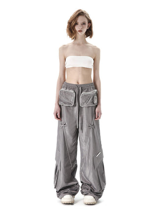 [AnyQ] 3D pocket deconstructed trousers