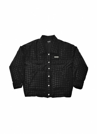 [AnyQ] Black Checkered Jacket