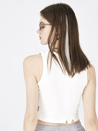 [AnyQ] Cut-out design simple sports vest