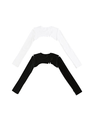 [AnyQ] Crop jacket with cutaway corners