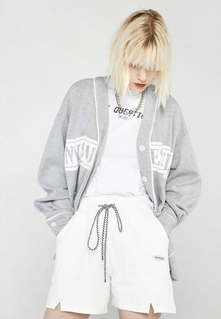 [AnyQ] Deconstructed sweatshirt shorts