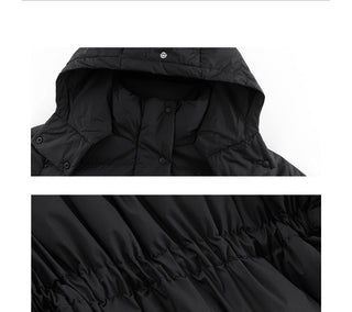hooded down jacket