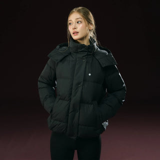 hooded down jacket