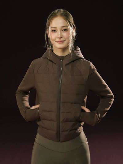 knit down jacket