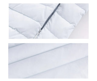 patchwork down jacket