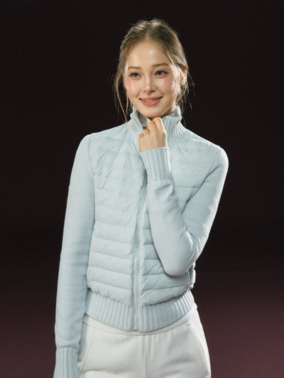 patchwork down jacket