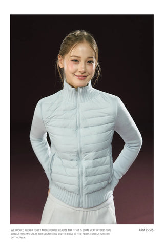 patchwork down jacket