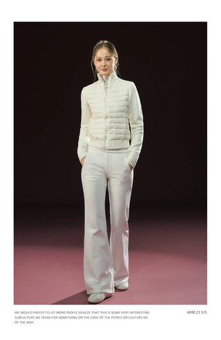 patchwork down jacket