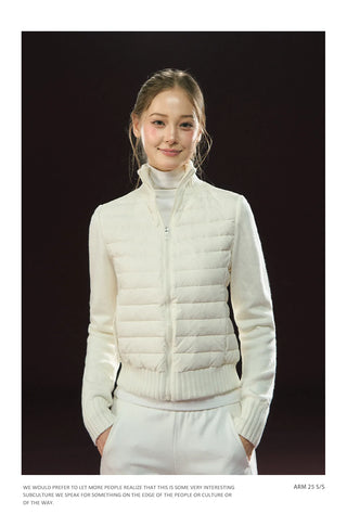 patchwork down jacket