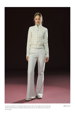 patchwork down jacket