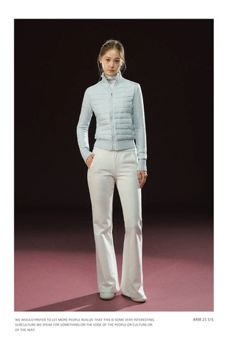 patchwork down jacket