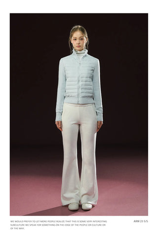 patchwork down jacket