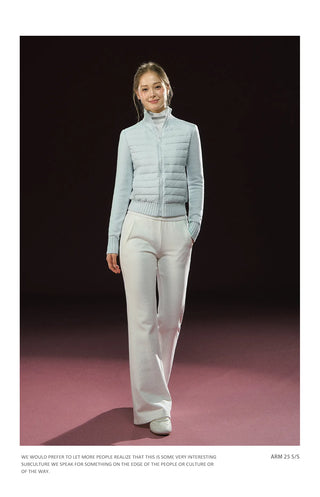 patchwork down jacket