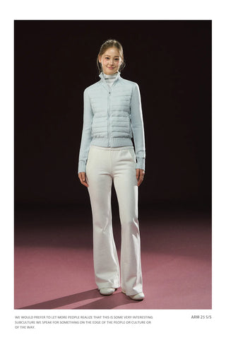 patchwork down jacket