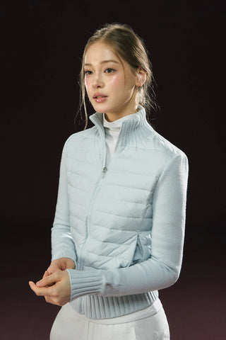 patchwork down jacket