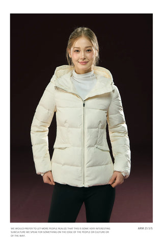 hooded puffer coat