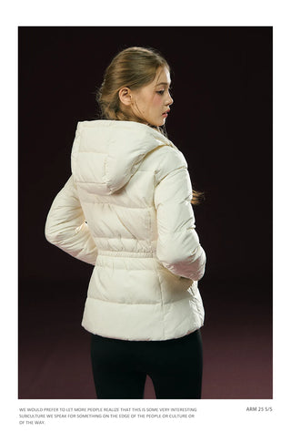 hooded puffer coat