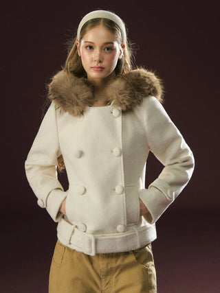 fur short coat