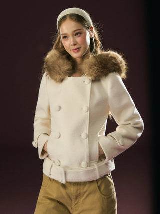 fur short coat