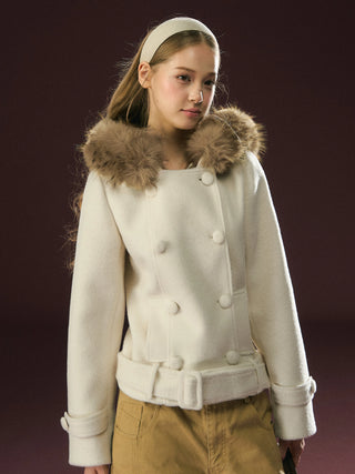 fur short coat