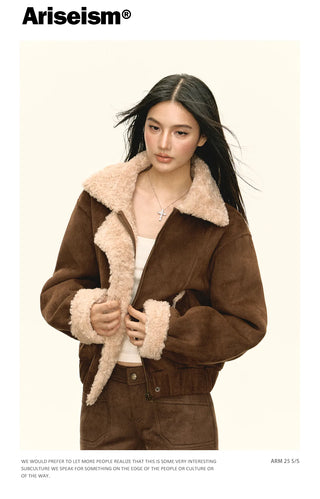 fur short coat