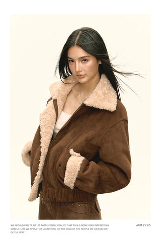 fur short coat