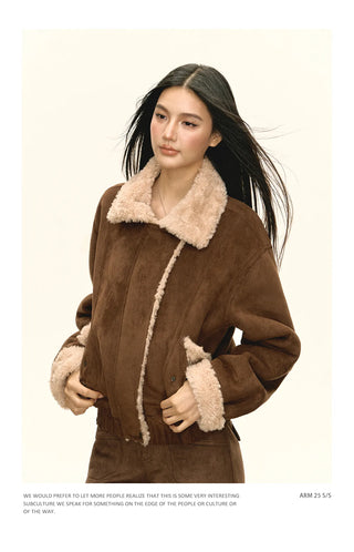 fur short coat