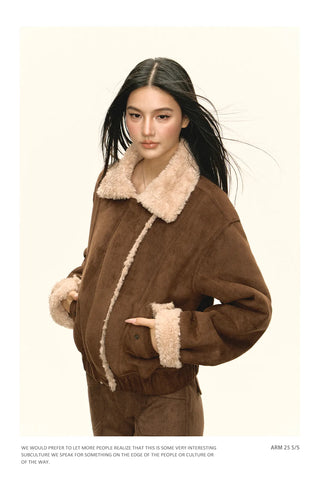 fur short coat